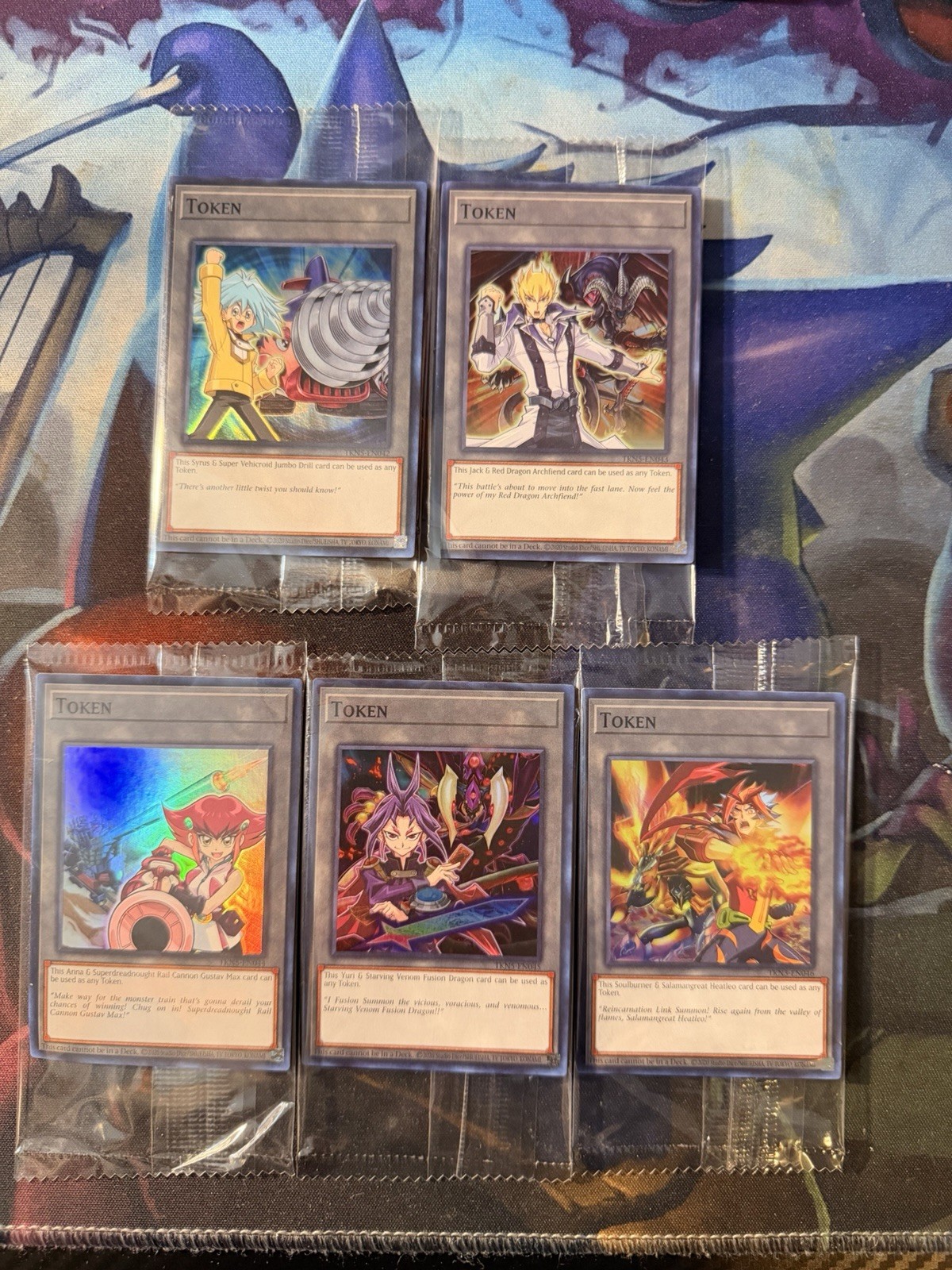 Yu-Gi-Oh!: Blazing Dominion-Sealed Tokens Set of 5 (TKN5-EN042-TKN5-EN046)