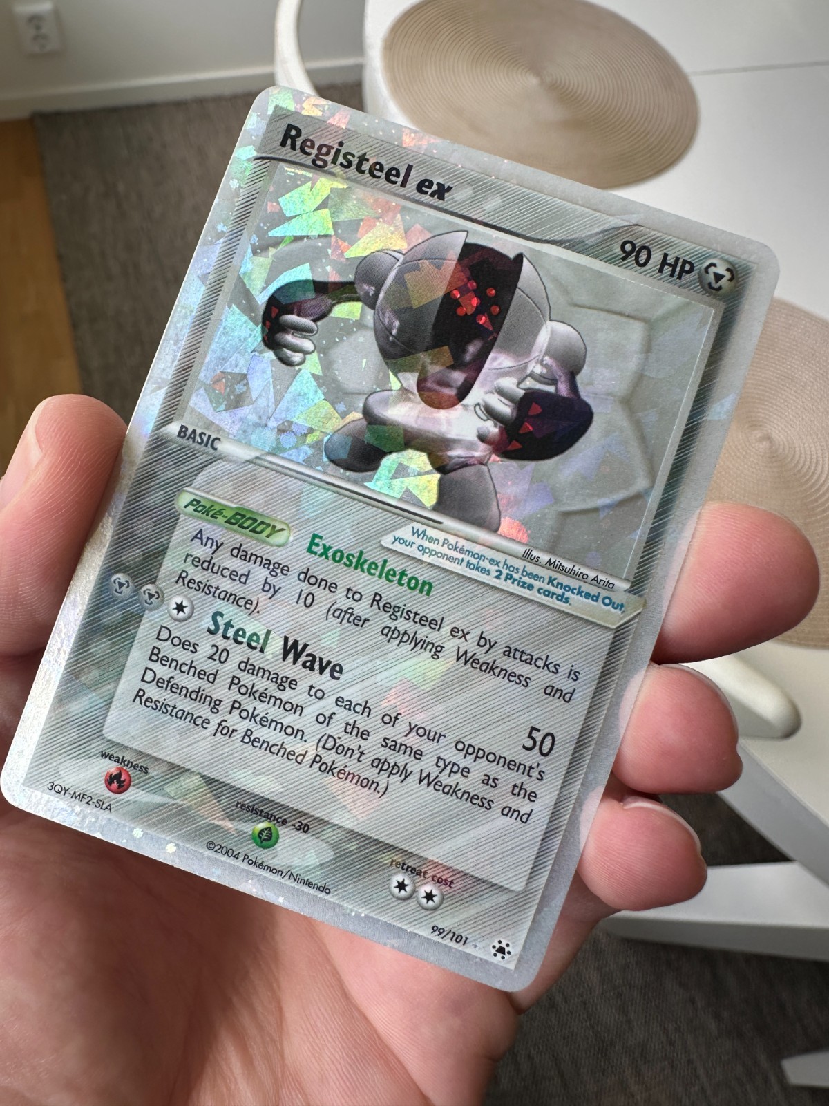 Pokemon Registeel ex 99/101 EX Hidden Legends Ultra Rare Holo 2004 NM