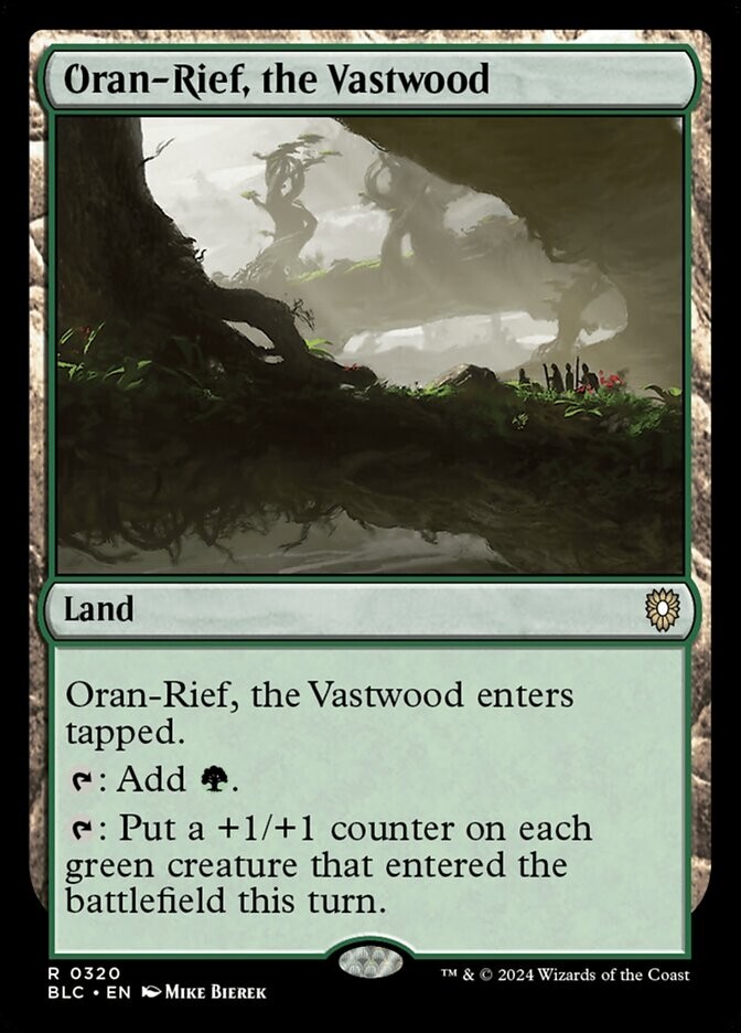 Oran-Rief, the Vastwood 0320 Non Foil Rare Bloomburrow Commander MTG NM