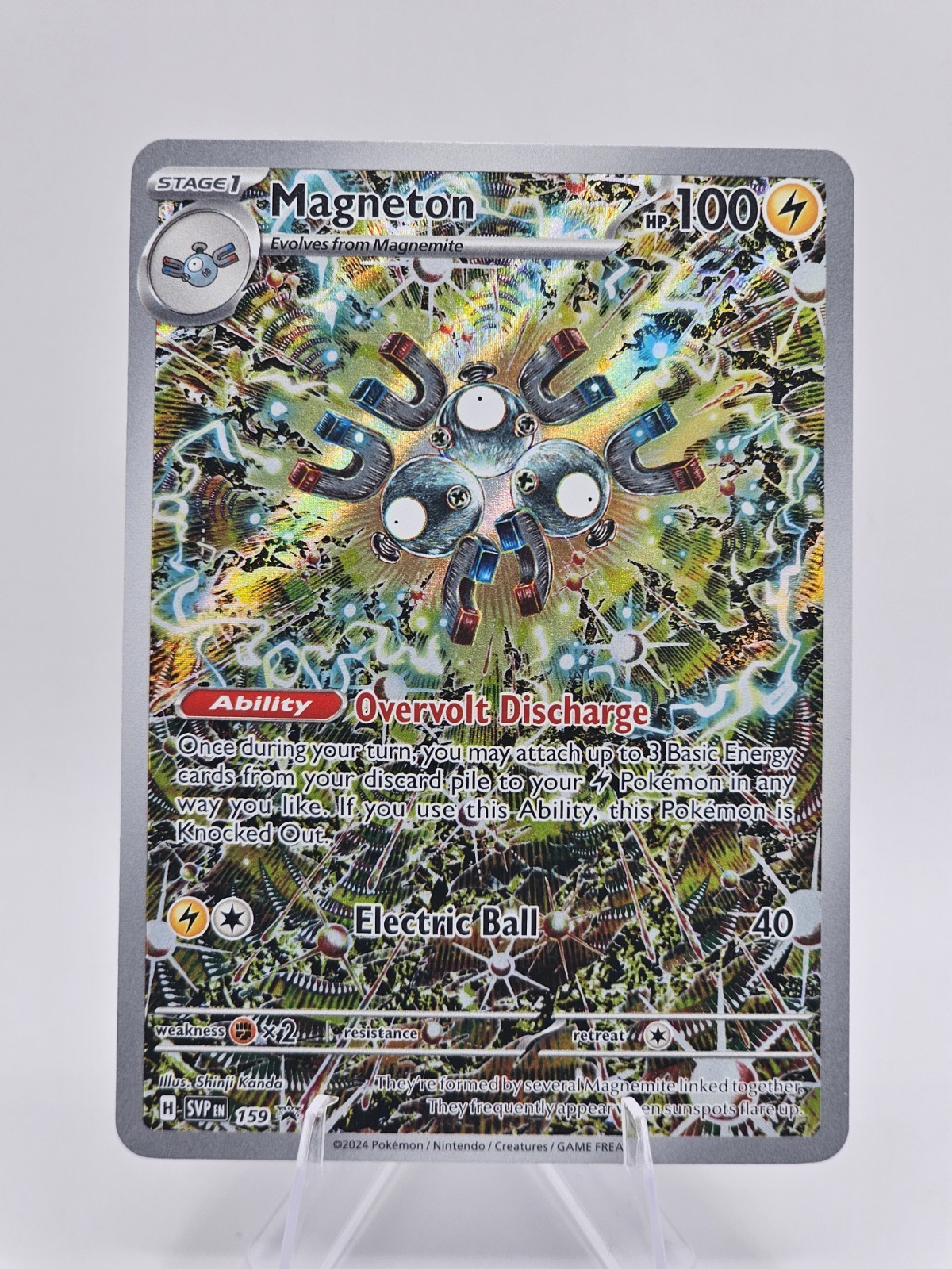 Pokemon TCG: Magneton 159 SV Scarlet & Violet Promo Holo