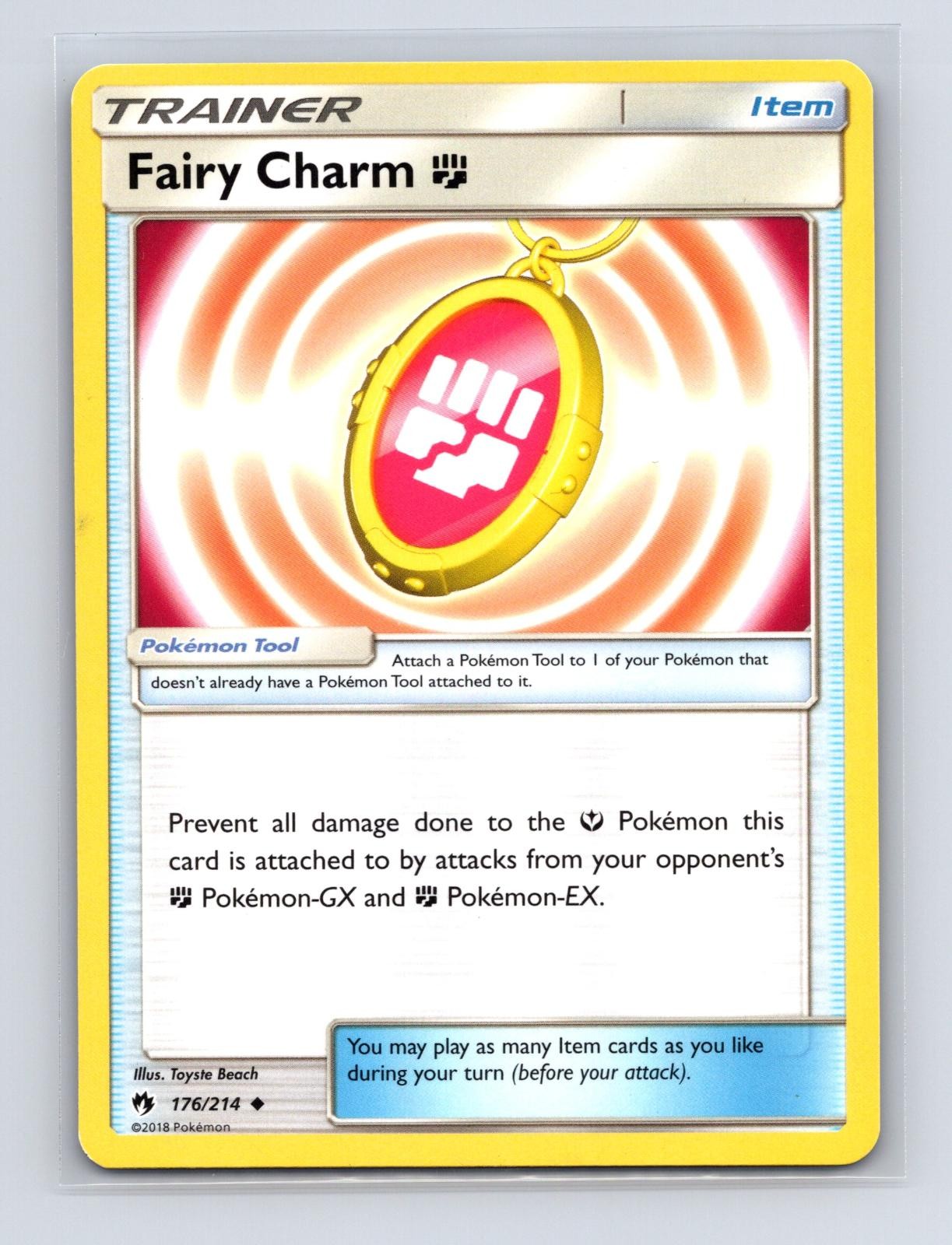 Fairy Charm Fighting 176/214 Beach UC 2018 Lost Thunder LP