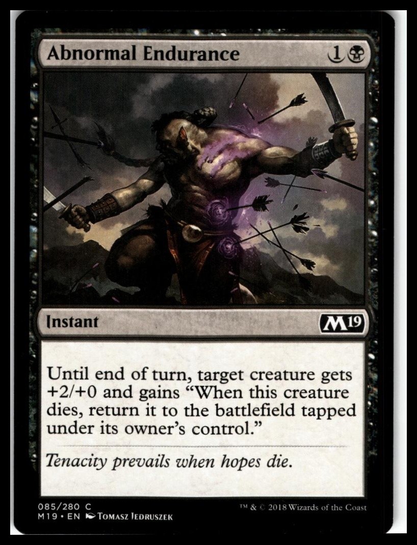 Core Set 2019 #85 Abnormal Endurance