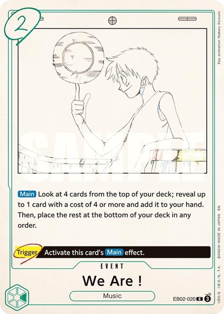 One Piece Card Game We Are! EB02-020 Extra Booster: Anime 25th Collection Nea…
