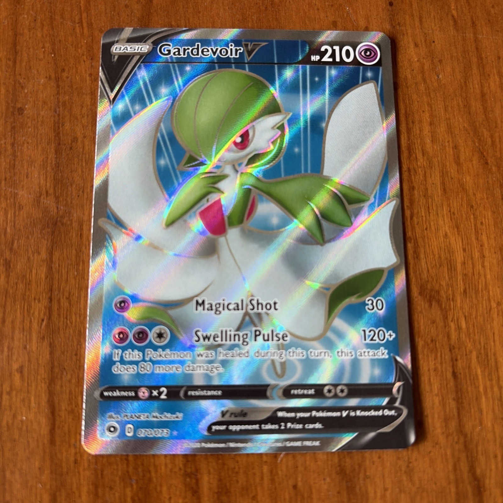 Gardevoir V (Full Art) MINT 70/73 Champions Path Holo