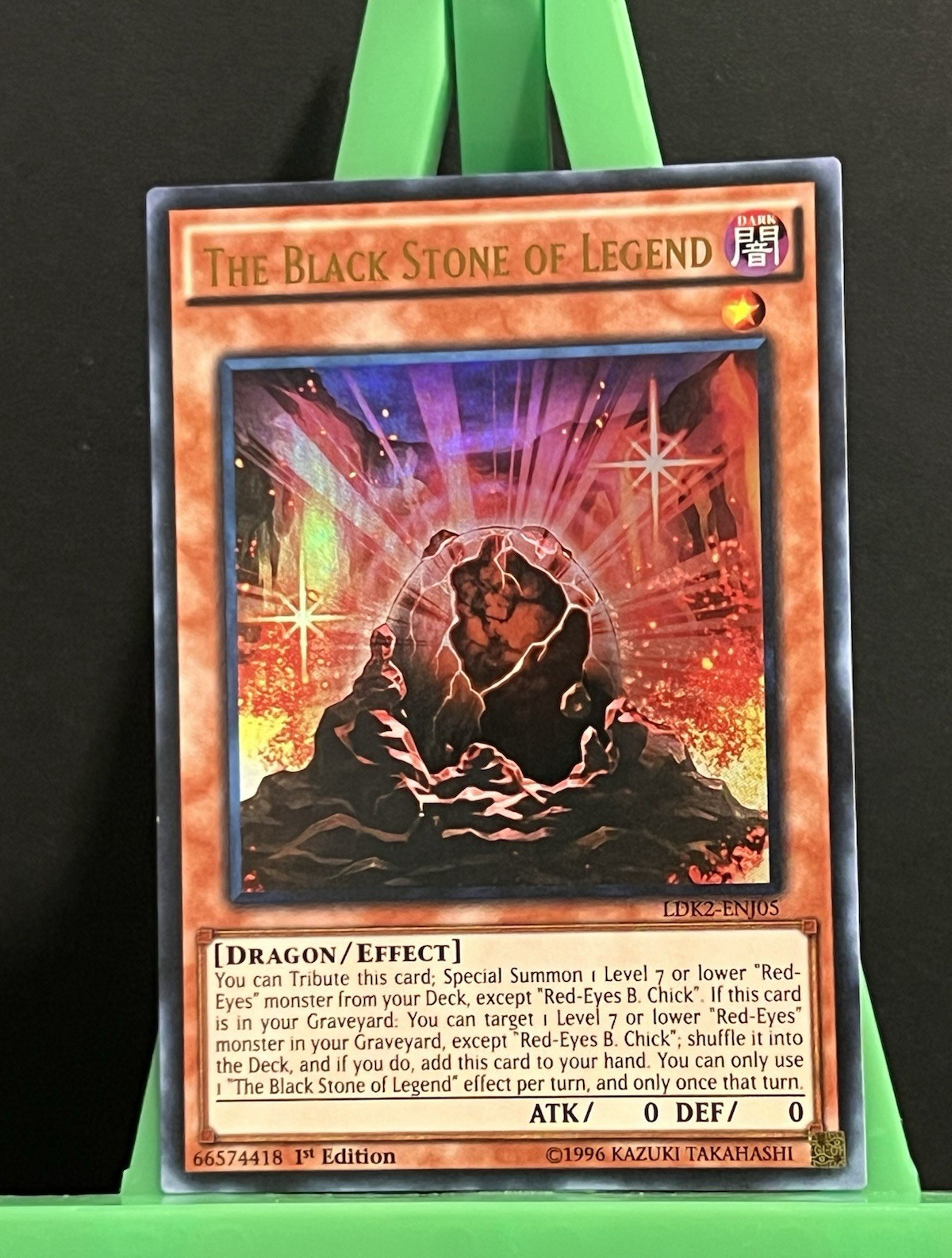 The Black Stone of Legend LDK2-ENJ05 1st Edition Ultra Rare Yu-Gi-Oh!