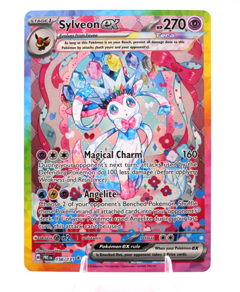 Sylveon ex Holo Special Illustration Rare SV: Prismatic Evolutions 156/131 NM