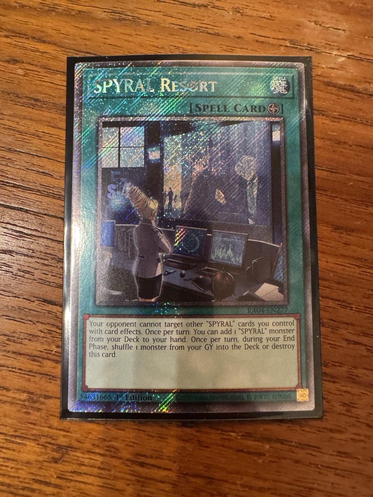 SPYRAL Resort – RA04-EN277 – Platinum Secret Rare Stampede