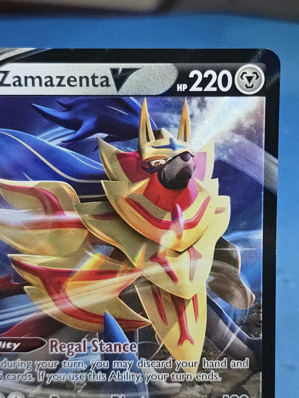 Zamazenta V 105/172 V Rare Pokemon Brilliant Stars Holo NM/M Holo