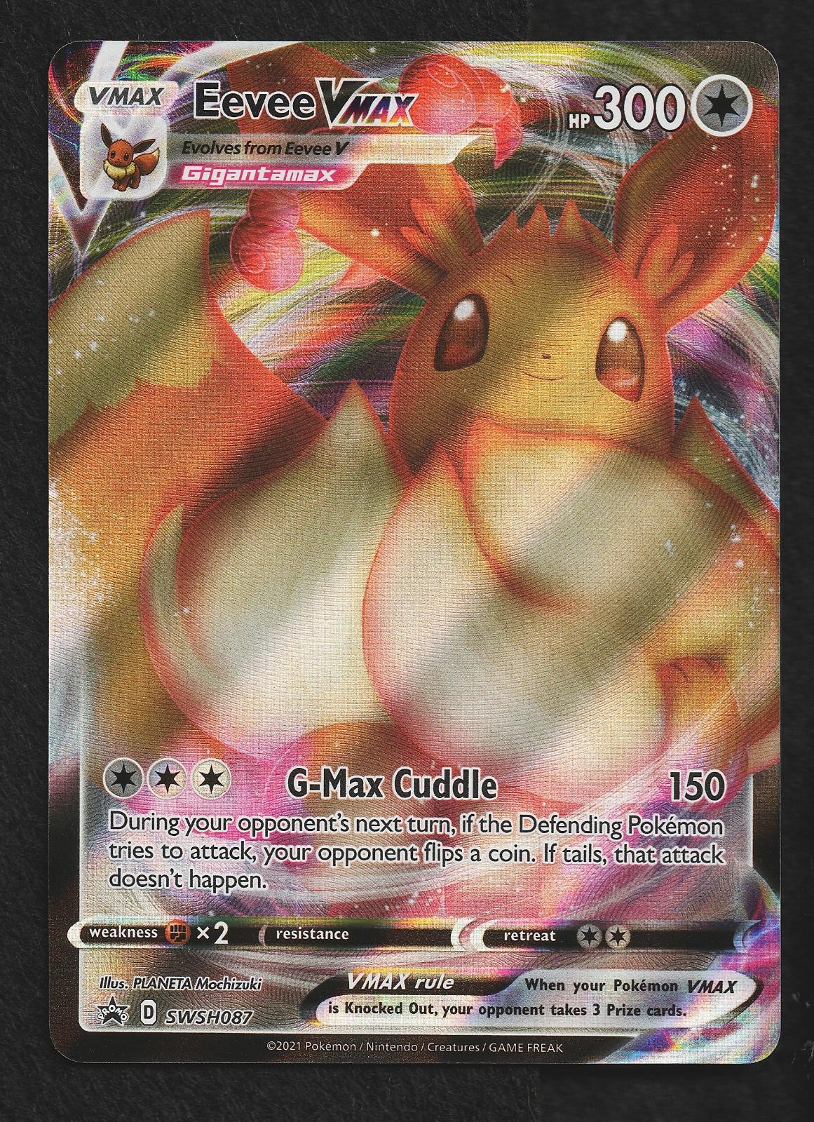 Eevee VMAX SWSH087 Holo Promo Sword & Shield Promo Pokemon Near Mint