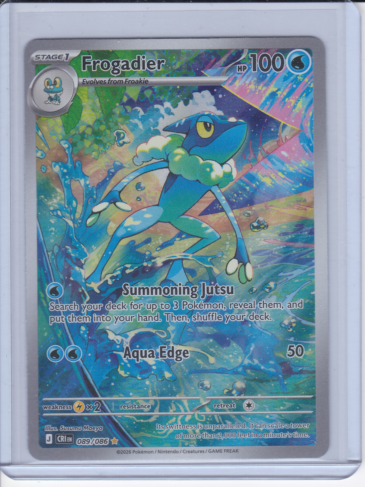 Frogadier 089/086 Me04: Chaos Rising Holo