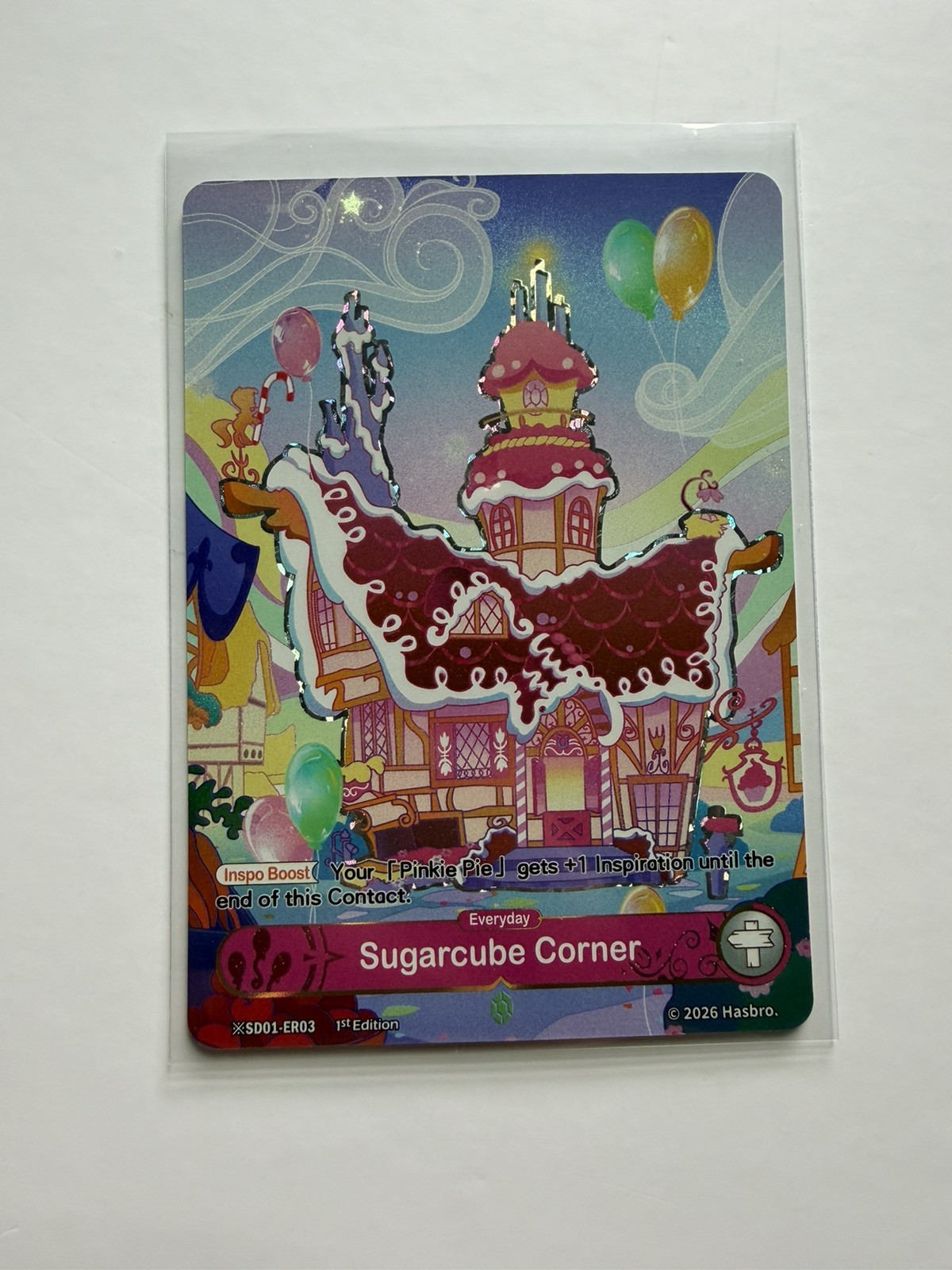 My Little Pony TCG 1st Ed – Sugarcube Corner ※ER03 SHINING NM Pinkie Pie Support