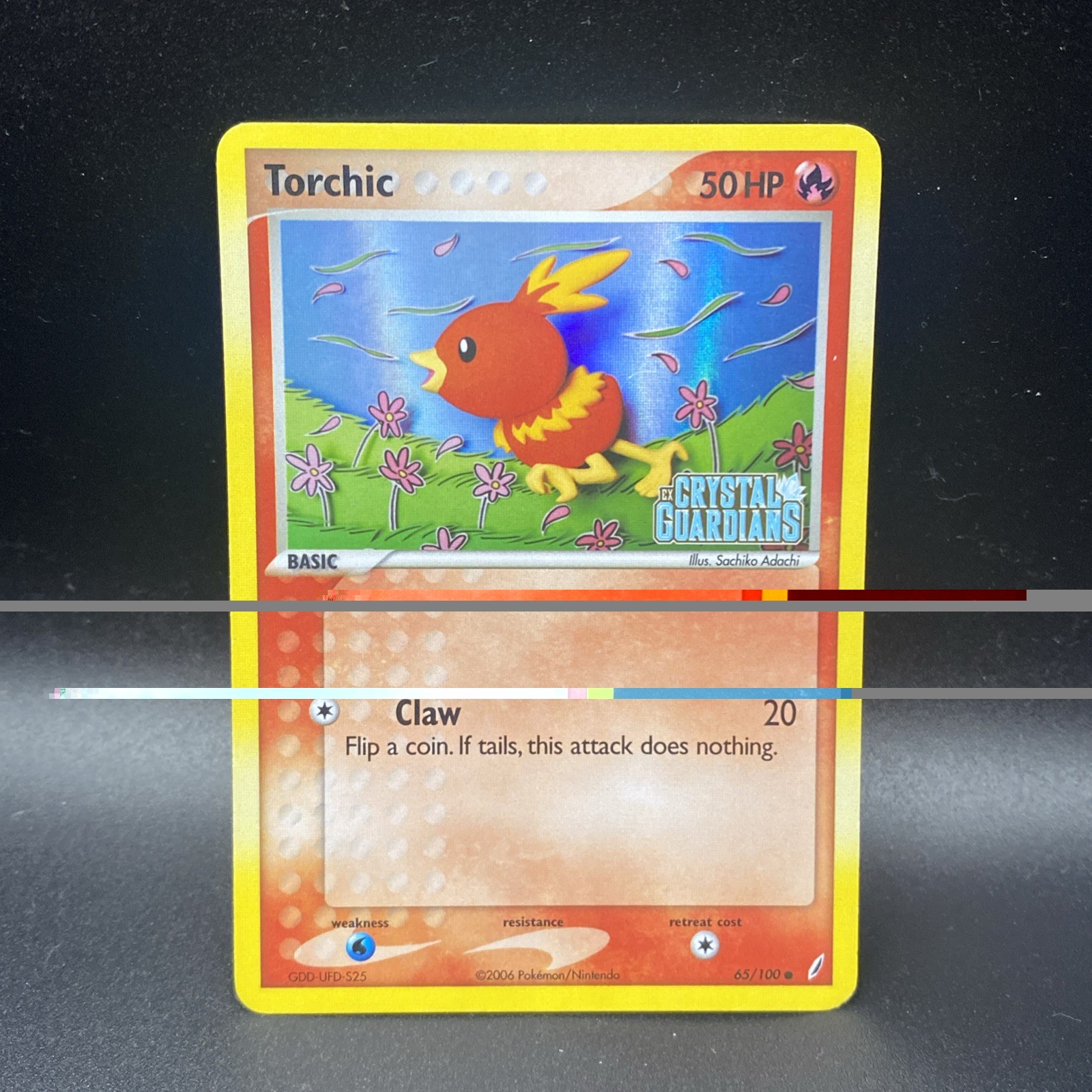 Torchic 65/100 Crystal Guardians Reverse Holo -LP-