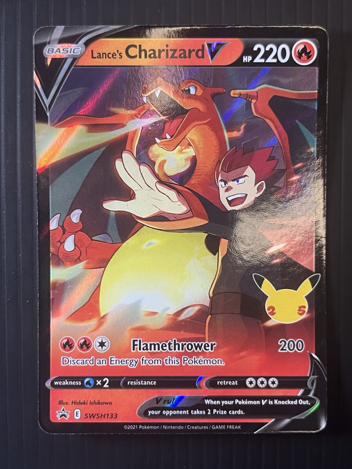 Lance’s Charizard V SWSH133 Cards Holo