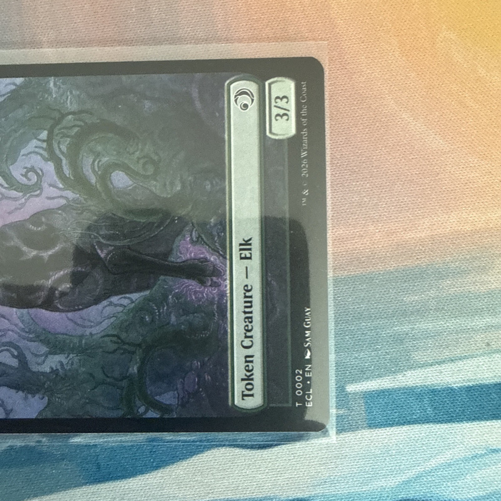 Elk // Mutavault Double-Sided Token #2 // 11 (NM) ECL Magic MTG