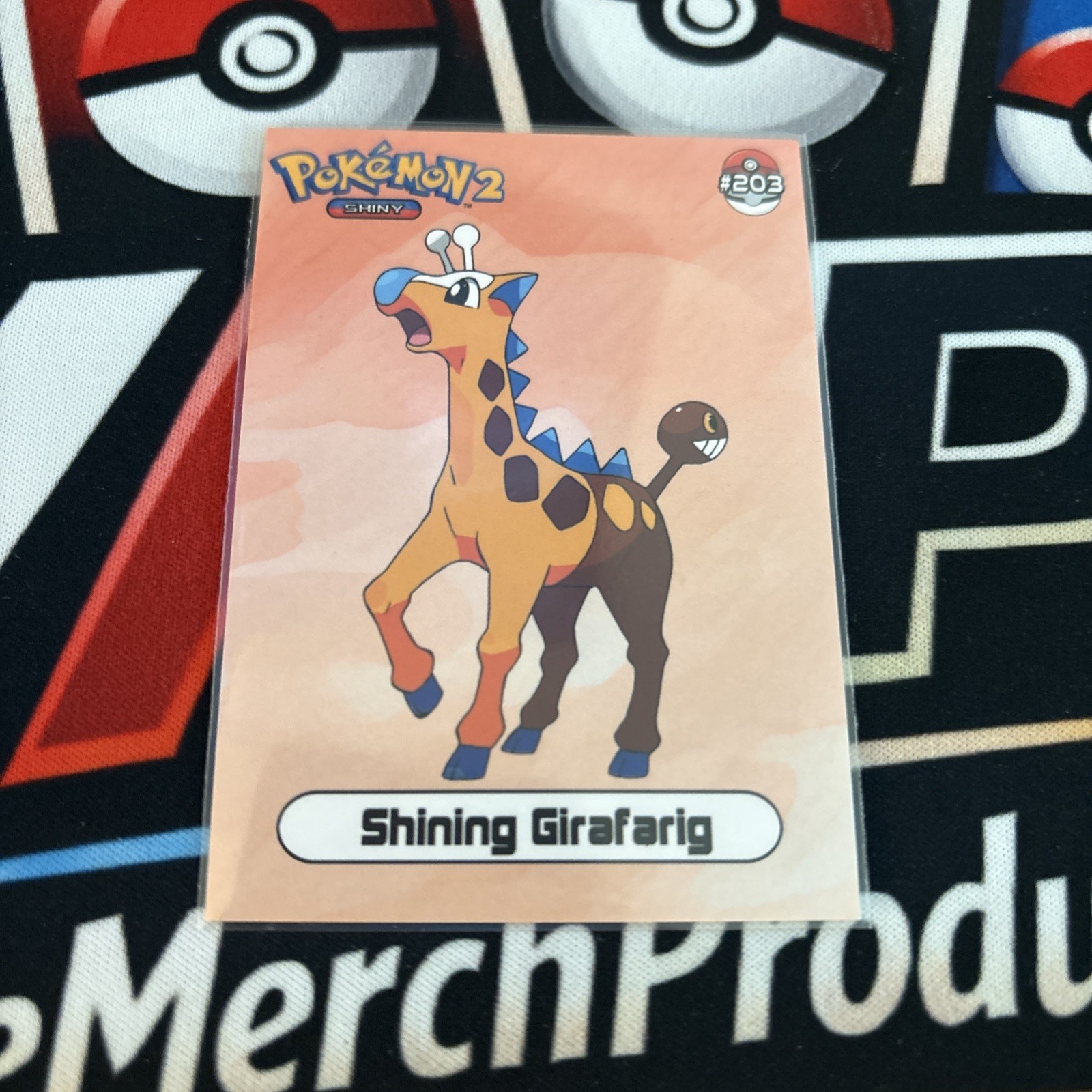Rare Full Art 2024 SHINY Girafarig POKEMON Card Johto Low Pop ⭐️