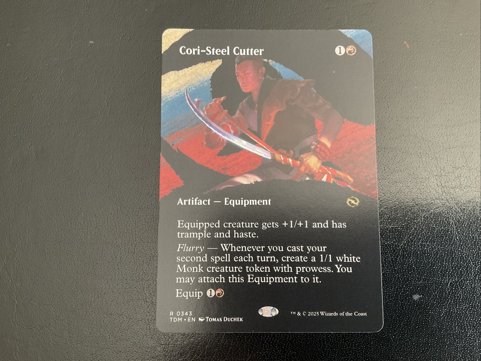 Cori-Steel Cutter Magic Artifact Equipment Red Regular 2025 R0343 MTG NM