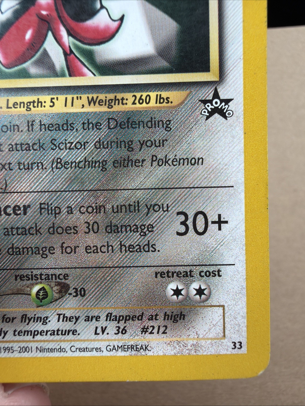 Scizor 33/53 Wotc Promo Regular