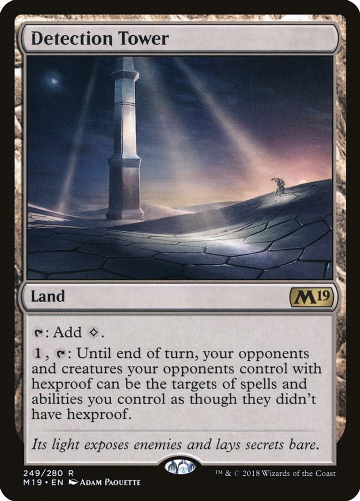 Detection Tower – 249 – Core Set 2019 – MTG