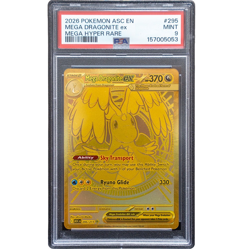 Mega Dragonite ex #295/217 Ascended Heroes PSA 9 Pokemon Card *AE