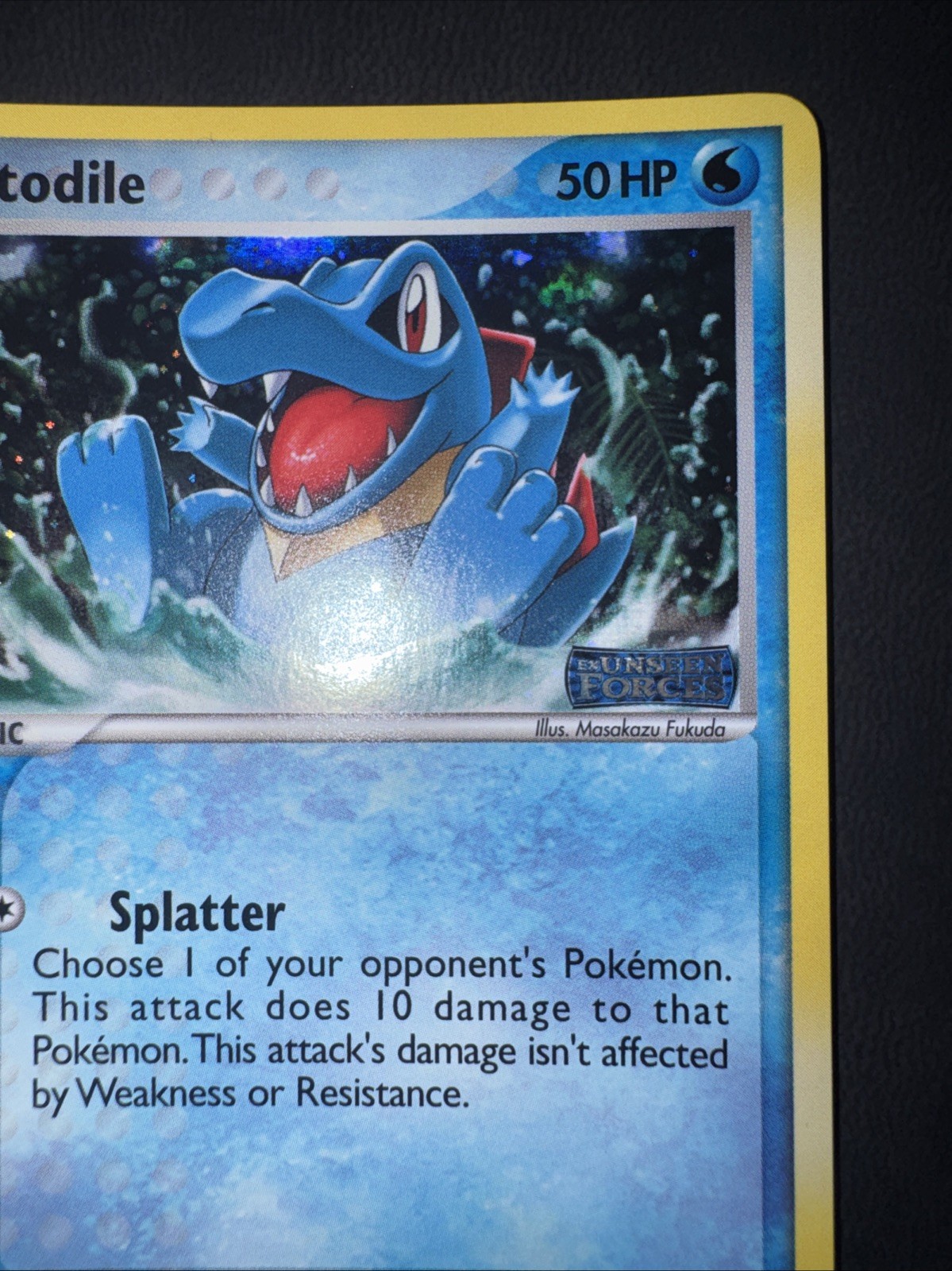 Totodile 78/115 EX Unseen Forces Reverse Holo Stamped 2005 TCG Pokemon Card NM