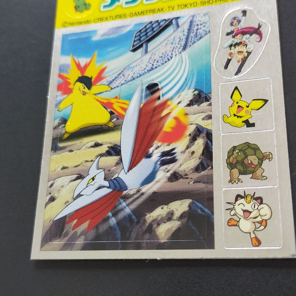 Metallic Bakufuun Air ArmedYogirasu Team Rocket Pichu Goronya Meowth Pokemon