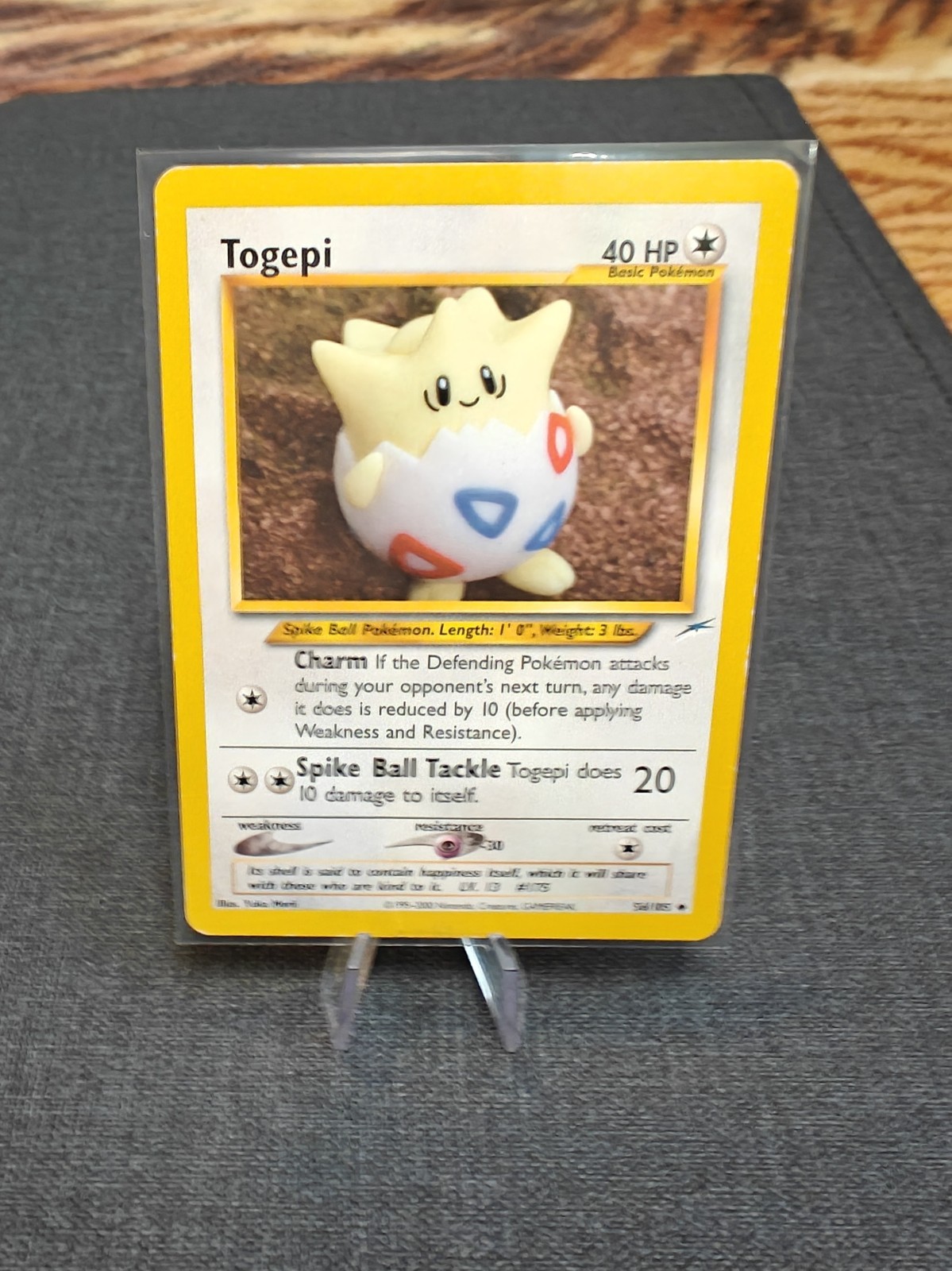 Pokemon Togepi 56/105 Neo Destiny Vintage WOTC TCG Card