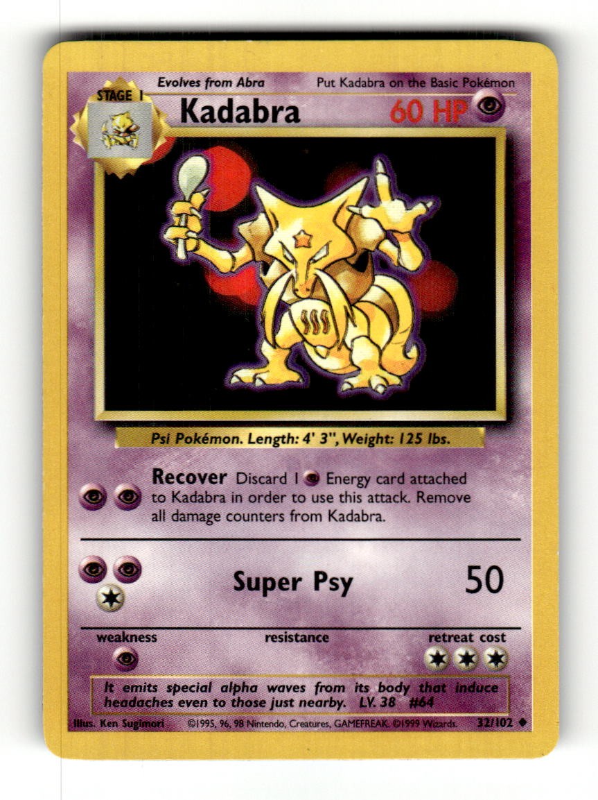Base Set Kadabra #032/102