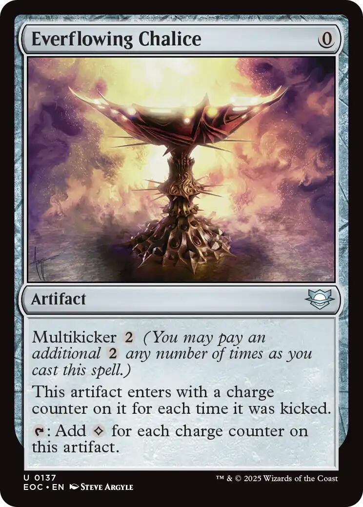 Everflowing Chalice-137-NM-Commander: Edge of Eternities-Magic