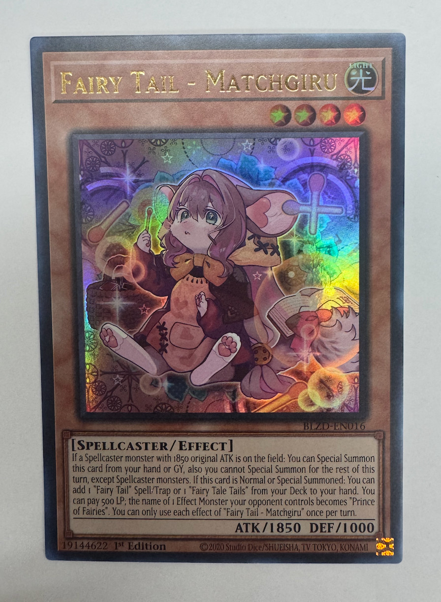Fairy Tail – Matchgiru – BLZD-EN016 – Ultra Rare – Blazing Dominion – NM/M