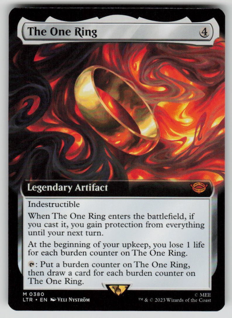 The One Ring (Extended Art) The Lord of the Rings 380 MTG NM
