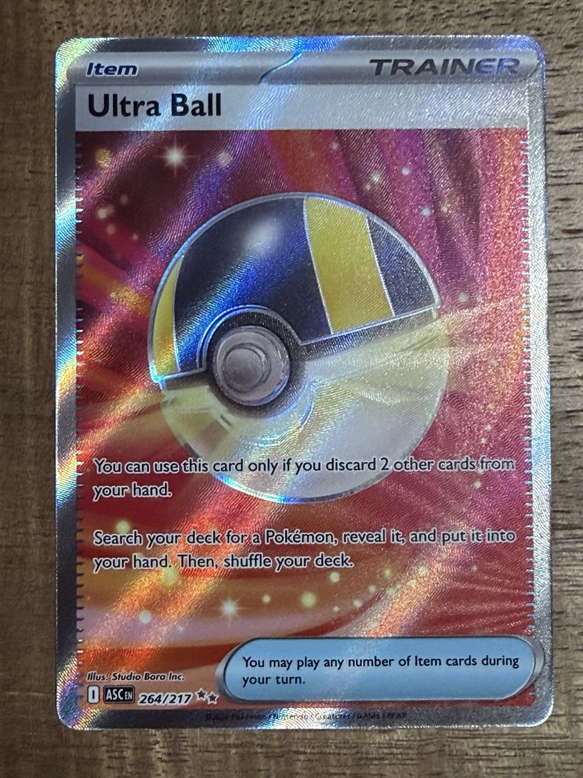 Pokémon TCG Ultra Ball Ultra Rare 264/217 Ascended Heroes NM