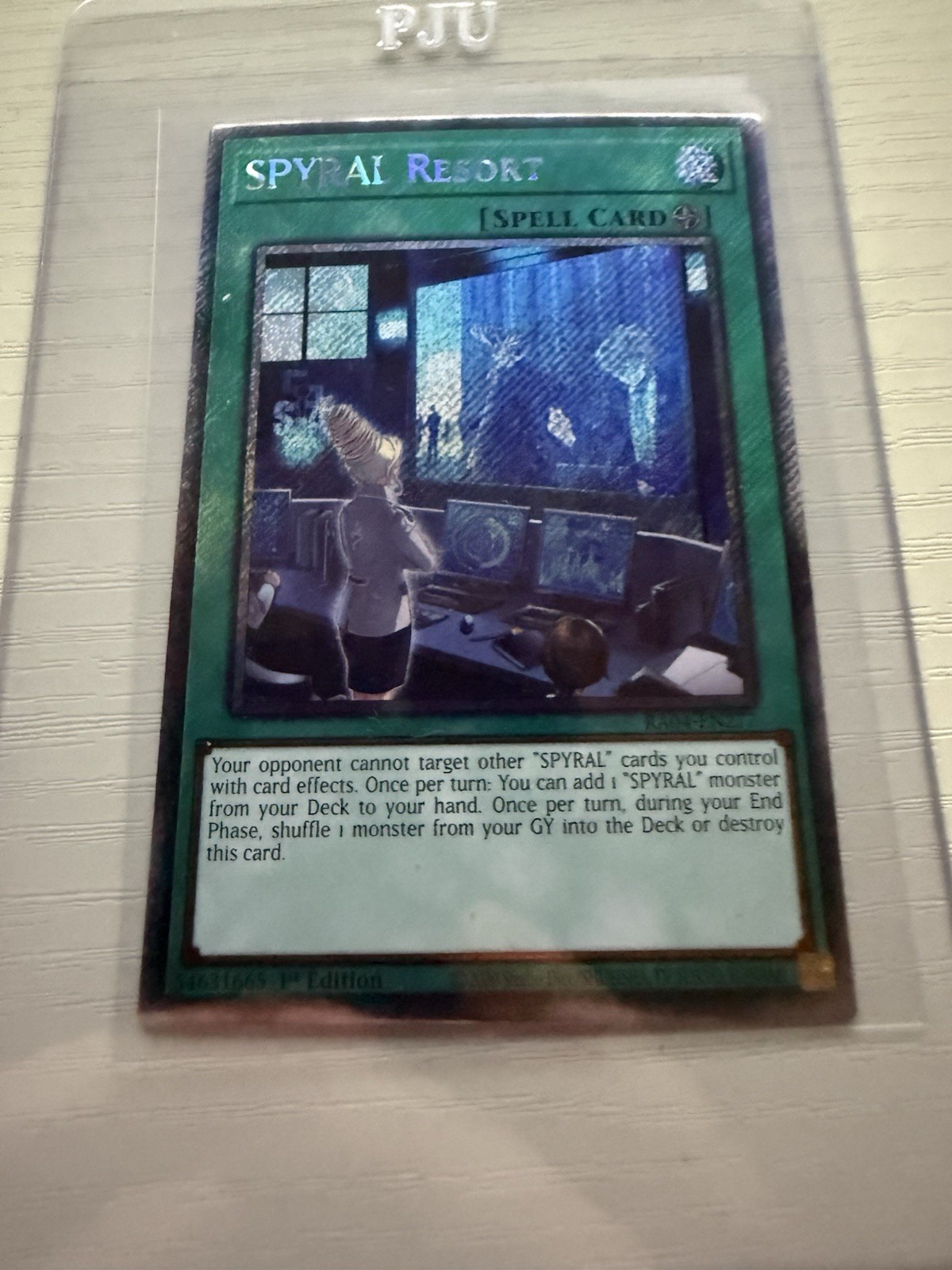 YuGiOh SPYRAL Resort RA04-EN277 Platinum Secret Rare