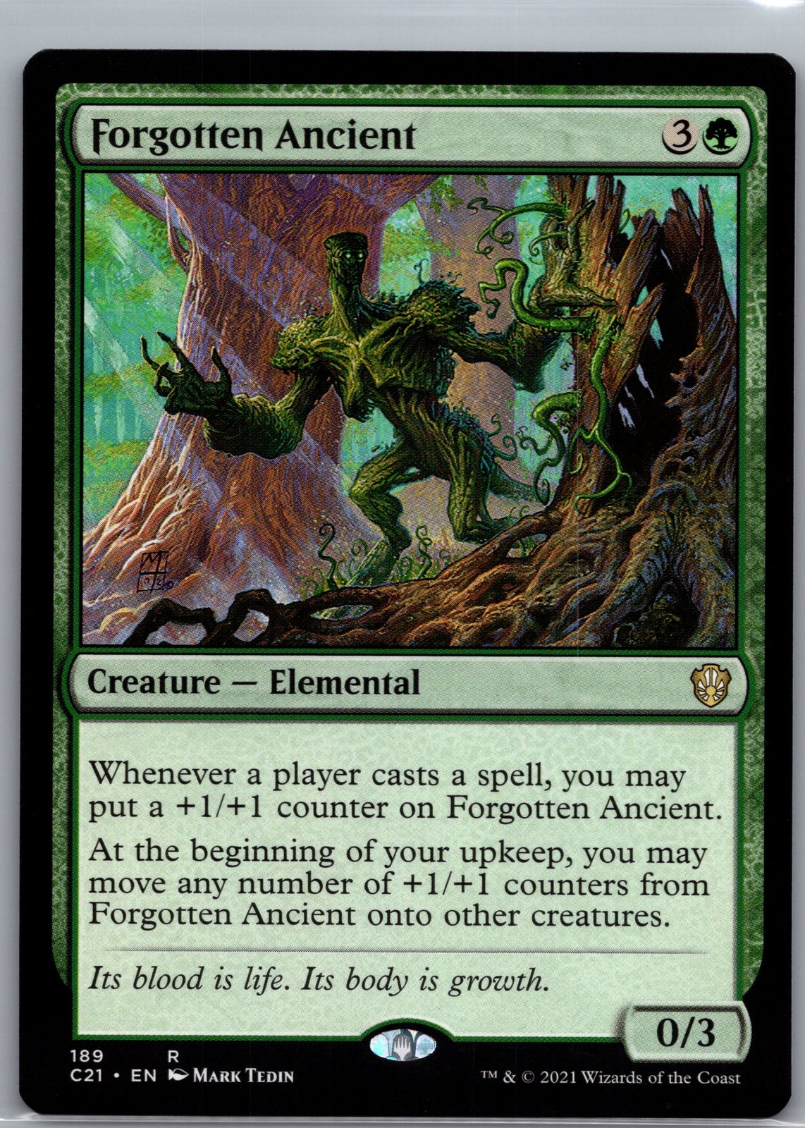 Forgotten Ancient R Commander 2021 189 NM Normal