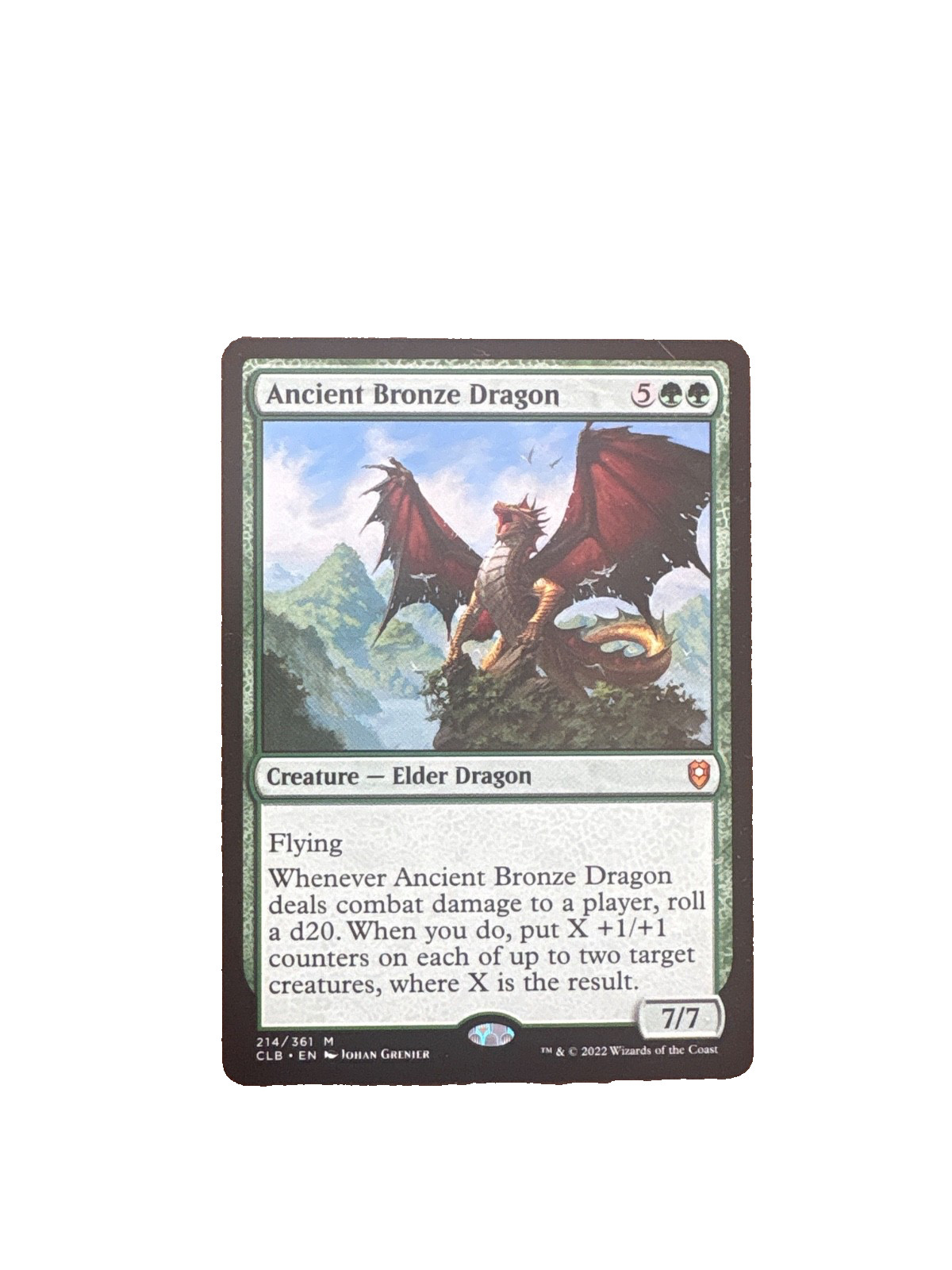 Ancient Bronze Dragon Commander Legends: Battle for Baldur’s Gate Regular