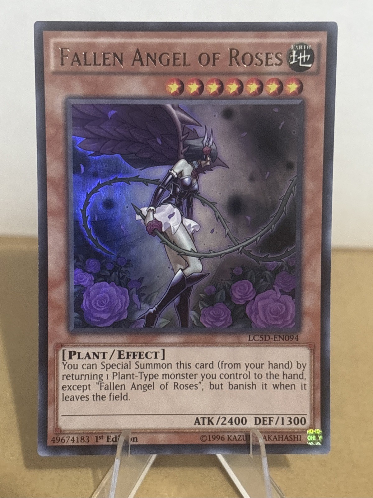 Yugioh Fallen Angel of Roses LC5D-EN094 Ultra Rare 1st Ed NM