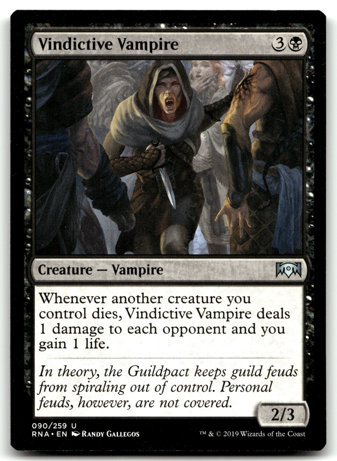 Vindictive Vampire MTG RNA 90 Black Randy Gallegos