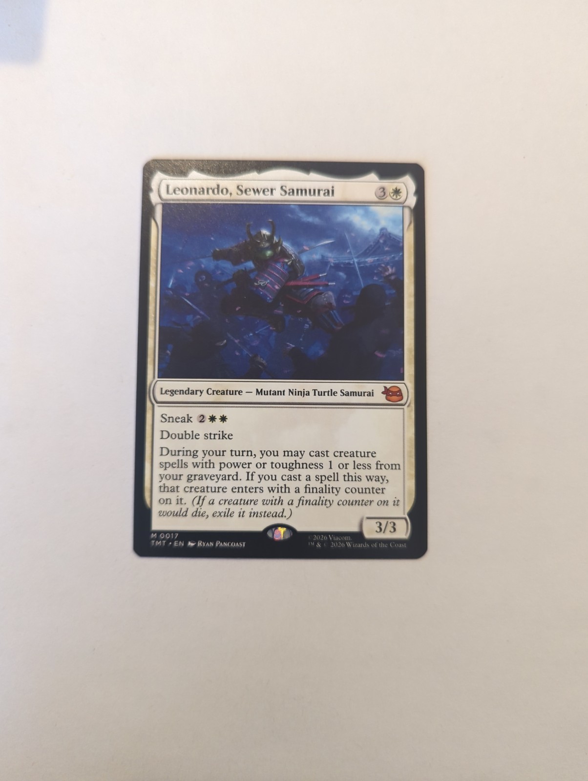 Leonardo, Sewer Samurai Teenage Mutant Ninja Turtles Regular NM MTG