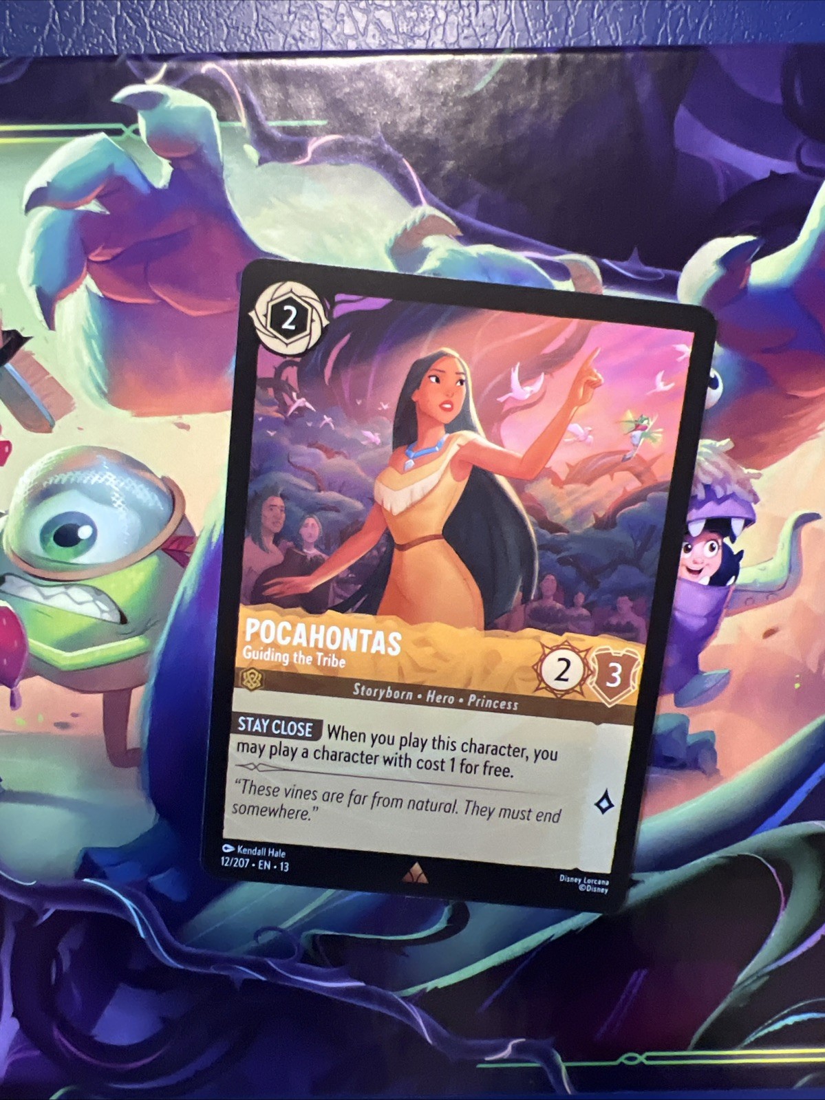 Pocahontas – Guiding the Tribe Rare Attack of the Vine! 12/204 NM