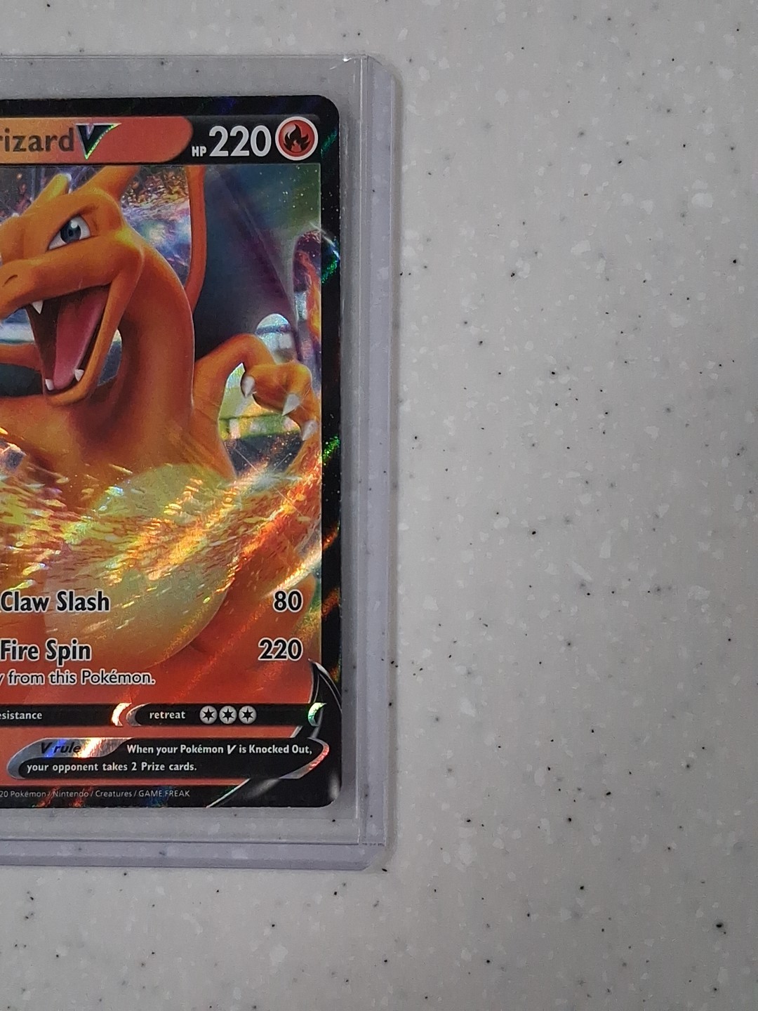 Pokémon TCG Charizard v Darkness Ablaze Holo Ultra Rare Card 19/189