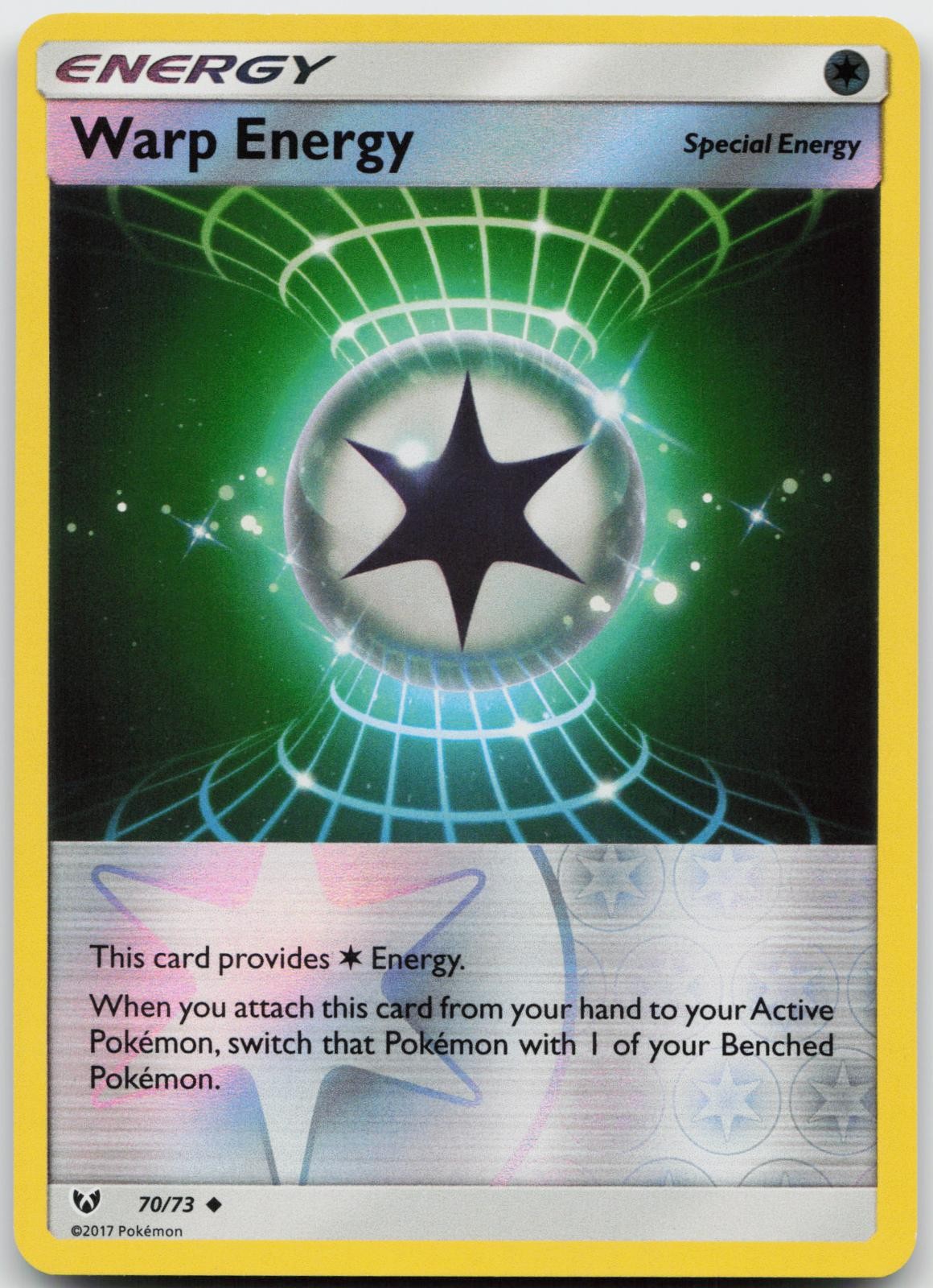 Warp Energy 70/73 Reverse Holo Pokemon Shining Legends – LP
