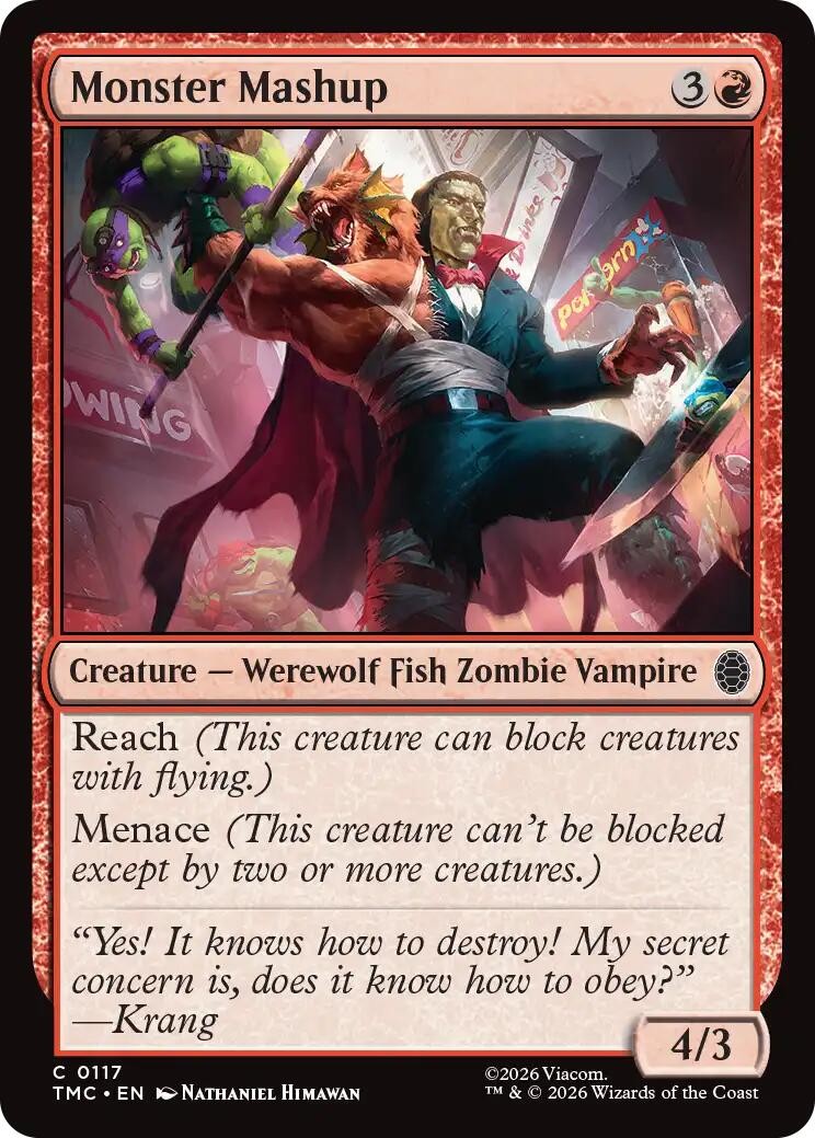 Monster Mashup #117 (NM) Commander: Teenage Mutant Ninja Turtles (TMC) MTG