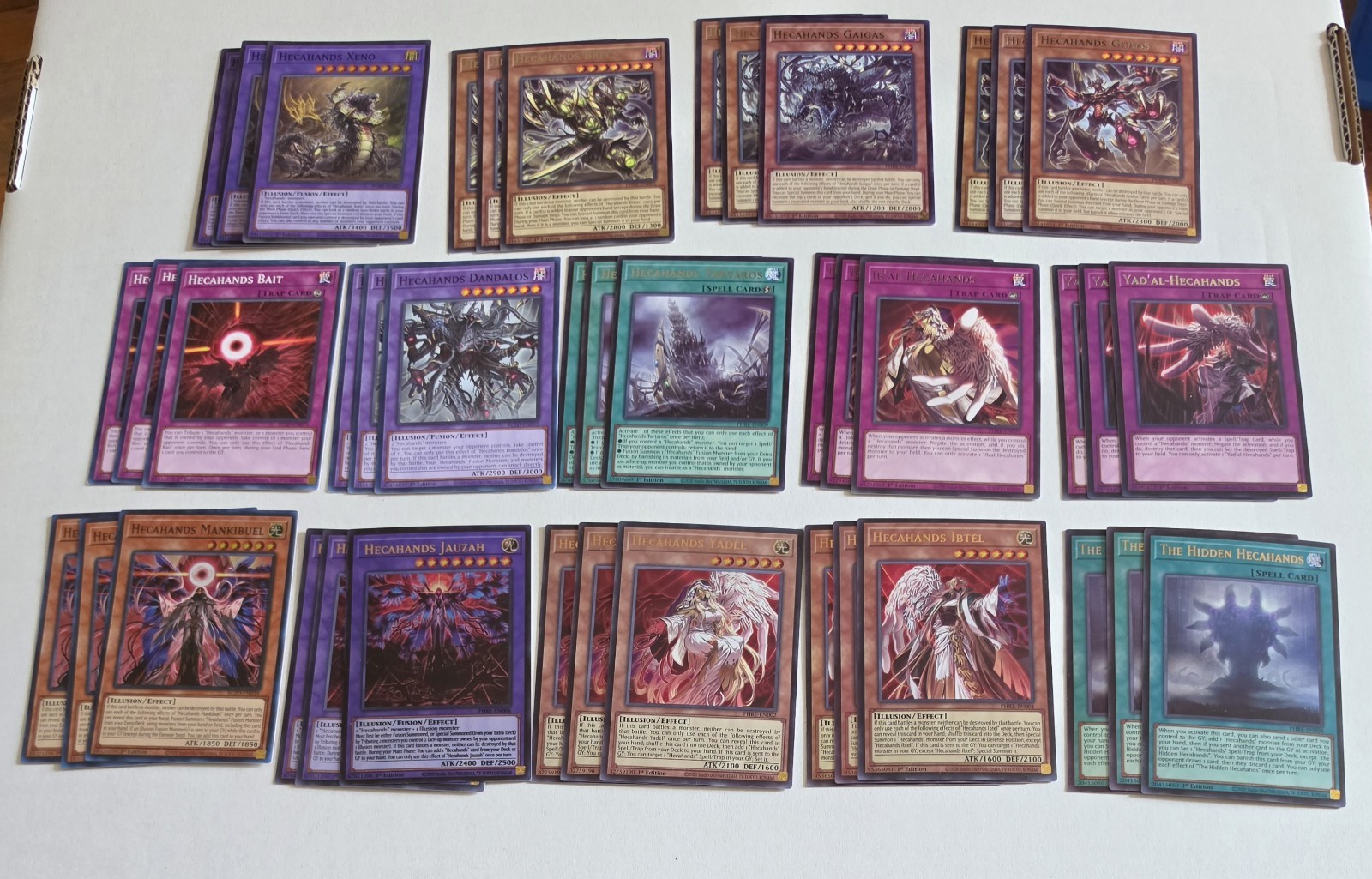 Hecahands Deck Core Blazing Dominion+Phantom Revenge 42 Card Yugioh