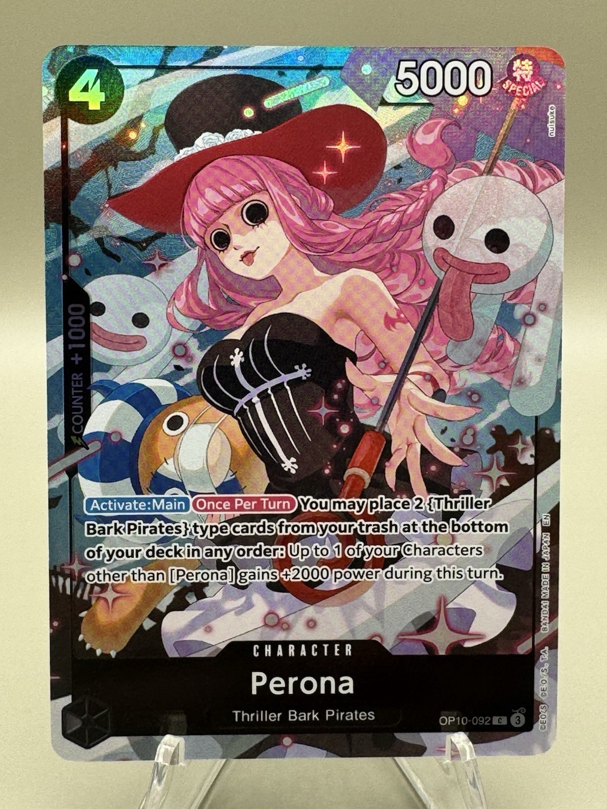 Perona (Premium Card Collection -Best Selection Vol. 4-) OP10-092 One Piece…