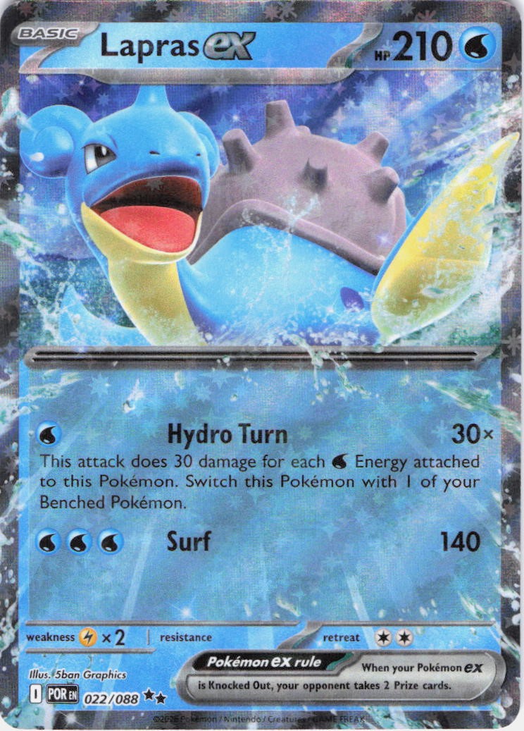 Lapras ex Perfect Order 022/088 Holo NM