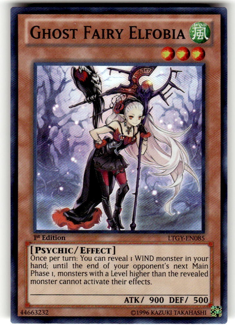 Ghost Fairy Elfobia LTGY-EN085 Lord of the Tachyon Galaxy 1st Edition NM
