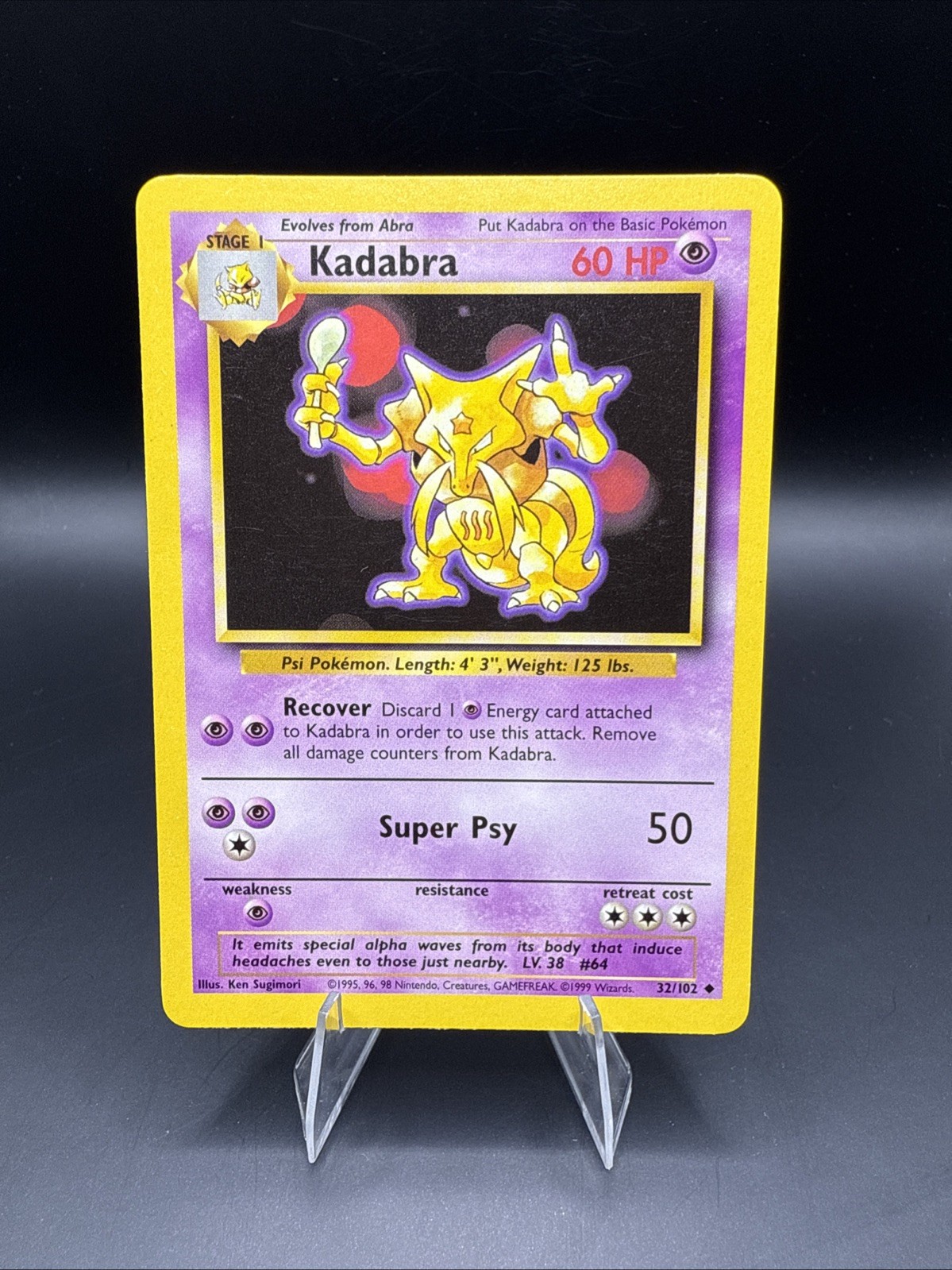 Kadabra 032/102 Base Set Regular