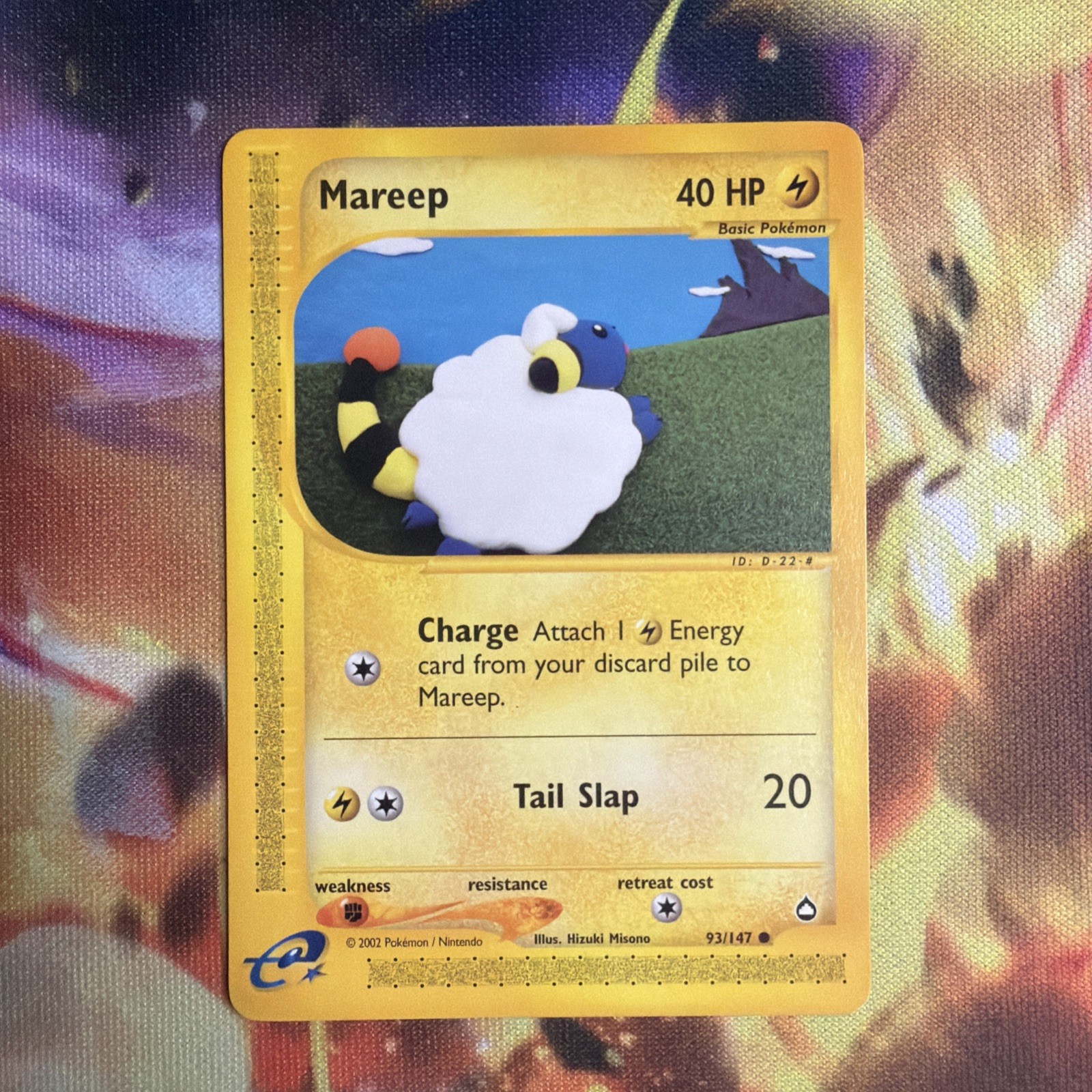 Mareep 093/147 Aquapolis Regular LP Pokemon TCG