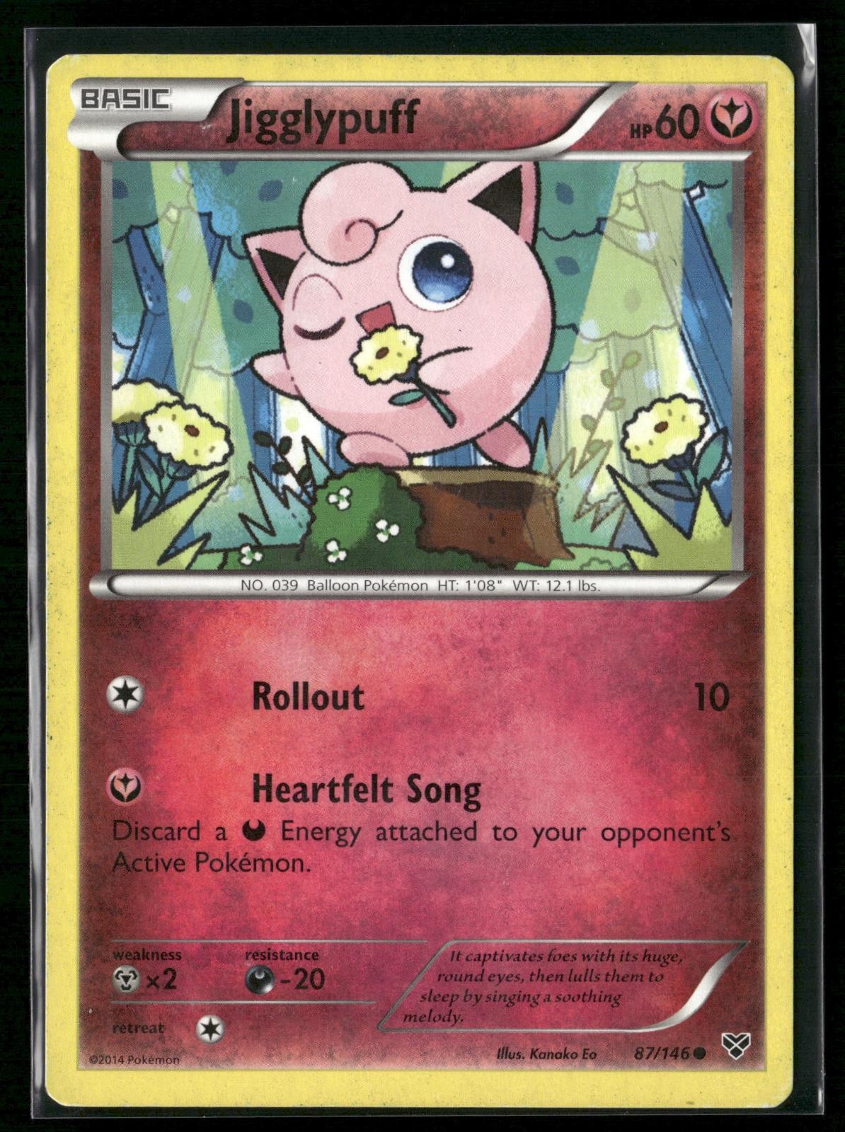 Jigglypuff 87/146 Common XY Pokemon Heavily Played