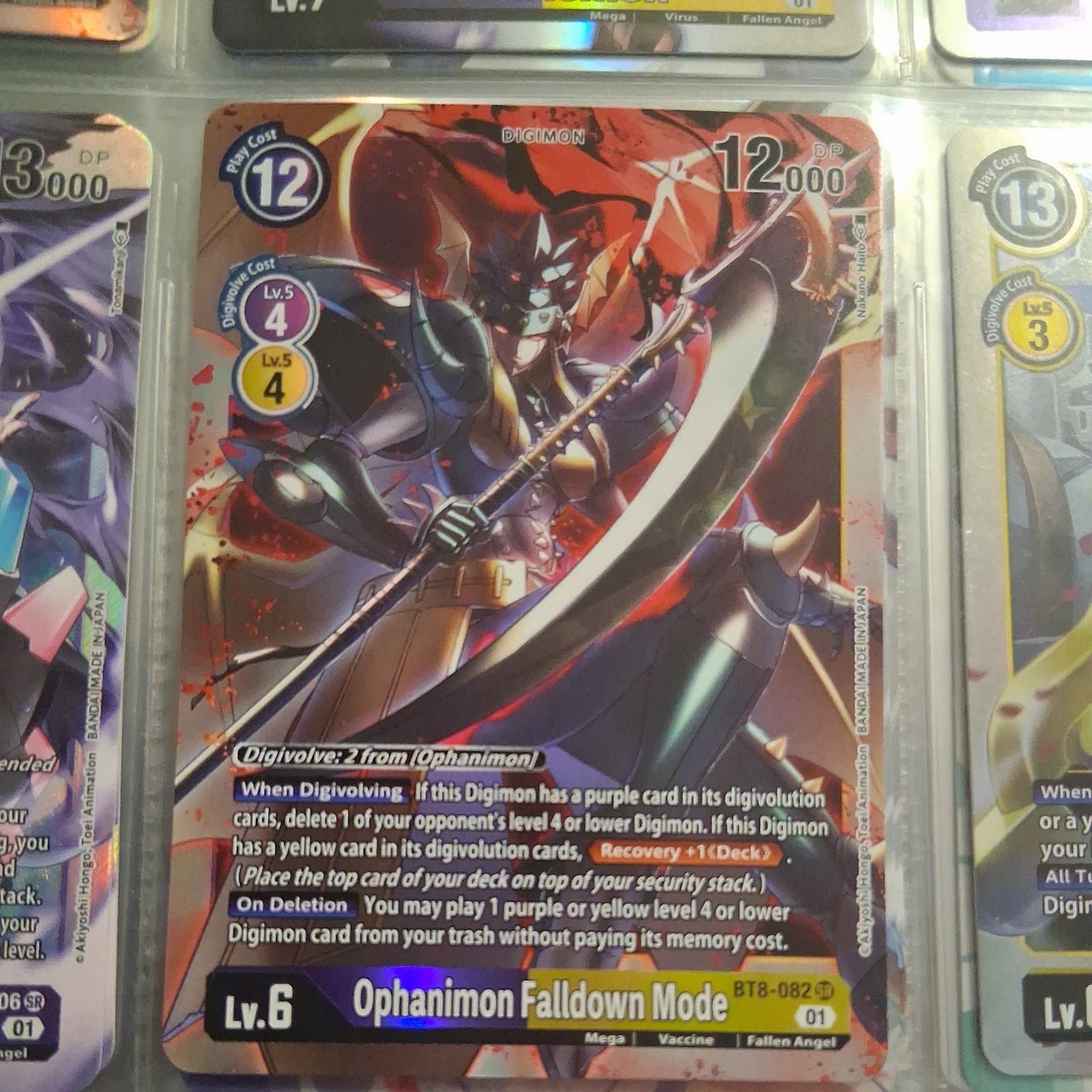 Digimon CCG Ophanimon Falldown Mode BT8-082 Regular