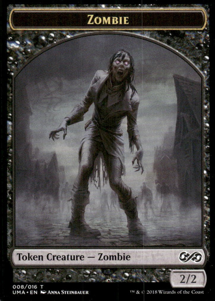 Zombie Token 8 Token Ultimate Masters Magic: The Gathering LP
